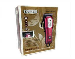 Kemei KM1031 tondeuse à cheveux professionnelle tondeuse à barbe électrique puissant rasoir sans fil Machine de découpe 1215660