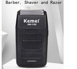 Kemei KM1102 rasoir rechargeable pour hommes soins du visage rasoir multifonction men039s forte barbeador1030662