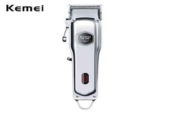 KEMEI KM1998 Premium Hair Clipper Men Pro Versión 2000MAH Batería Super Light Super Strong Super Quiet Barber Shop H8684076