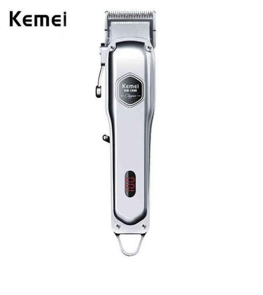 Kemei KM1998 Hair Premium Hair Clipper Men Pro version 2000mah Batterie Super Light Super Strong Super Siest Barber H3919610