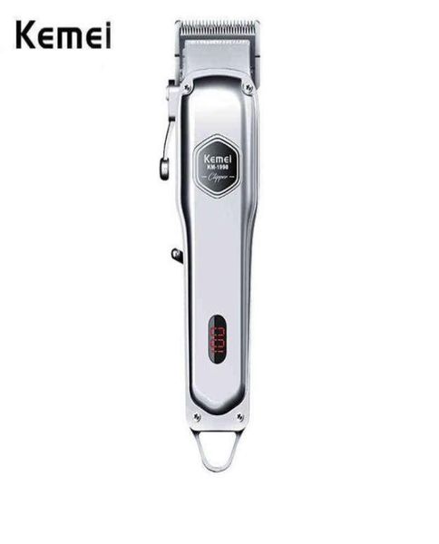 Kemei KM1998 Hair Premium Hair Clipper Men Pro version 2000mah Batterie Super Light Super Strong Super Siest Barber Shop H2069249