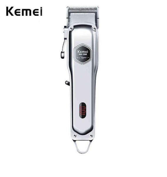 Kemei KM1998 Hair Premium Hair Clipper Men Pro version 2000mah Batterie Super Light Super Strong Super Siest Barber Shop H8041236