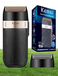 Kemei KM2024 Rasoir électrique pour les hommes jumeaux Blade étanche et rasoir sans fil réchargeable USB Trimmer de machine à rasage rechargeable734948