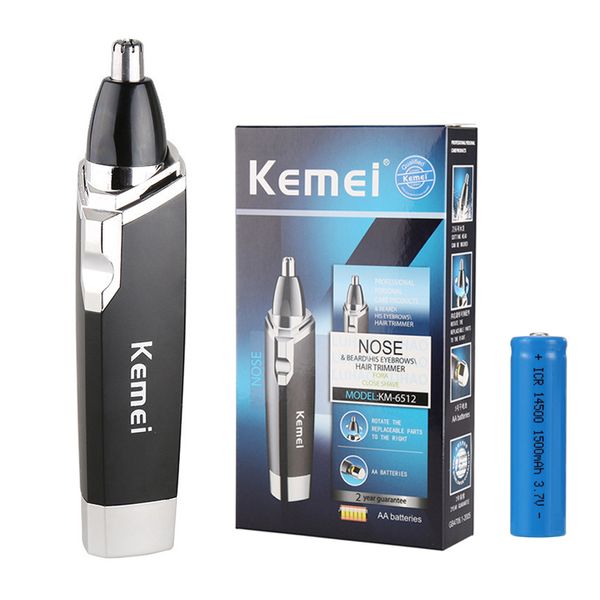 Kemei Nasal Laine Mise en œuvre Couper Tondeuse lavée Coup de tondeuse et Razor de cheveux Razor Rasoir Nosehair Rasage