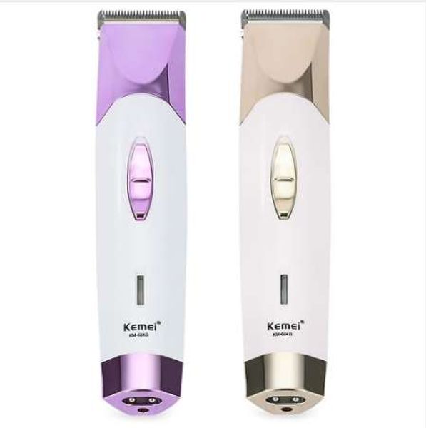 Cortadora de pelo eléctrica profesional Kemei Original, cortadora de pelo inalámbrica recargable, 4 peines, máquina de corte de pelo con enchufe europeo para hombres