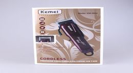 Kemei tondeuse à cheveux professionnelle coupe-cheveux Machine à raser coupe-cheveux rasoir ue charge double usage KM-26003826556