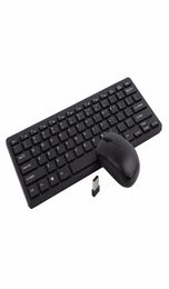 Kemile 24g Mini teclado inalámbrico y combo de mouse óptico Blackwhite para Samsung Smart TV Desktop PC4993755