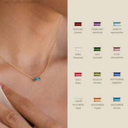 Collier Kendrascott Designer pour femme Kendras Scotts Luxury Moisanite Collier Instagram chaud vendant douze pierres d'anniversaire en acier inoxydable coloré en émail