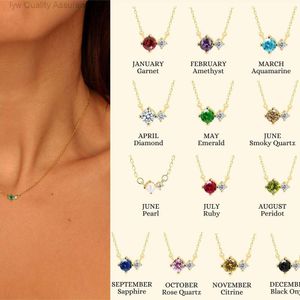 Kendrascott kettingontwerper voor vrouw Kendras Scotts luxe Moissanite ketting 12 geboortestenen zirkonen artistieke kettingen sleutelbeen ketens roestvrij staal