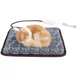 Chenils Réglable Pet Électrique Coussin Chauffant Couverture Chien Chat Chiot Tapis Lit Chauffe-Lit Protection Power-off Étanche Résistant Aux Morsures Fil