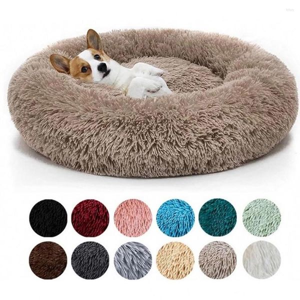 Perreras para dormir profundo, cama para mascotas, en forma de barco, gatos, perros, alfombrillas para nido, sofá suave, perrera cálida de felpa para cachorros, casa para gatos, almohadilla de invierno de gran tamaño