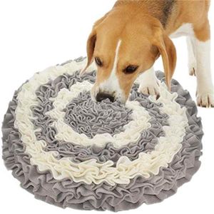 Kennels hond snuffle mat huisdier puzzel speelgoed snuffelen trainingskussen activiteit deken voeren verlichting stress neus ronde tapijt 2023