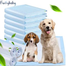 100pcs Dog Training Premium Pee Pads Ultra Absorbant Puppy Diaper Mat Cage Unscented Jetable Underpads for Large Supplies 230710