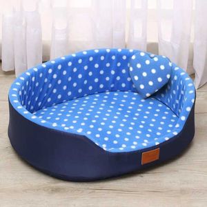 kennels pennen herfst en winter warme huisdier dog kat universele bedden zachte kussen bank bed voor kleine middelgrote hond pluche gezellige puppy nestmat padl2404