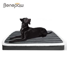 Benepaw – lit orthopédique doux pour chien, lavable, antidérapant, caisse à œufs en mousse, tapis de couchage pour animaux de compagnie, coussin pour petites, moyennes et grandes races, 231122