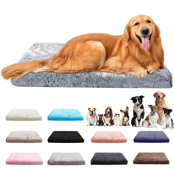 kennels pens Tapis de lit pour chien VIP lavable grand chien canapé-lit portable chenil pour animaux de compagnie polaire en peluche maison pleine taille protecteur de sommeil produit de chute 231114