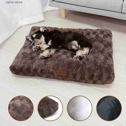 chenils stylos lit pour chien lit pour animaux de compagnie lavable en fausse fourrure boîte pour animaux de compagnie lit pour animaux de compagnie antidérapant pour chiens tapis de sommeil confortable pour animaux de compagnie pour chats Y240322