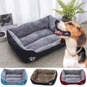 chenils stylos lit pour chien animaux de compagnie maison pour chiot petit moyen grand XXL fournitures tapis de chenil Nesk dormir en peluche lavable coussin de chat produits d'intérieur 231123