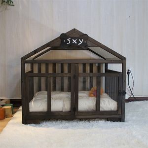 kennels pennen kennel huis type indoor corgi kleine hond teddy vier seizoenen universele verwijderbare en wasbare katten nest kennel pet pet bed voorraden 220912