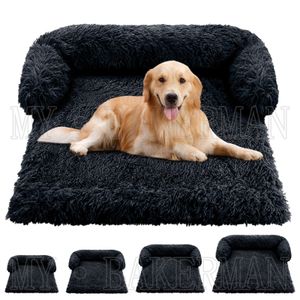 kennels pens Sofá cama para perros grandes, cama para perros, sofá para perros, cama calmante para mascotas, nido cálido, lavable, suave, protector de muebles, estera, manta para gatos 230821