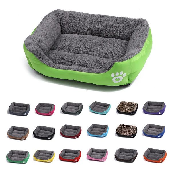 kennels pens Cama grande para perros, casa cálida, nido cuadrado de color caramelo, perrera para perros pequeños, medianos, grandes, gatos, cachorros, cestas para perros de talla grande 231120