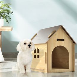 perreras corrales Casas para perros modernas Casa de madera Four Seasons Universal para perros Perreras para interiores Casa para perros multipropósito al aire libre Casa para gatos MC 220912