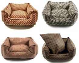 Kennels Pennen Moderne Winter Hondenmode Leer Luxe Designer Net Houd Warm Tide Merk Huisdier Kennel Mat