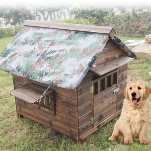 kennels pennen buiten gesloten honden kennel grote hond kooi regendicht zonnebrandcr￨me katten nest houten honden huizen binnenplaats tuin puppy villa benodigdheden 220912