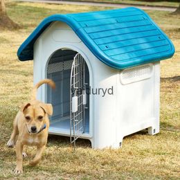 Niche d'extérieur pour petits chiens, grand chenil, pare-soleil, résistant à la pluie, accessoires de Villa indépendants pour animaux de compagnie, vaiduryd