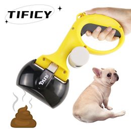 Kennels bolígrafos Pet Pooper Pooper Scooper al aire libre Picker de desechos de residuos Jaw Poop Scoop I loque para suministros accesorio 230814