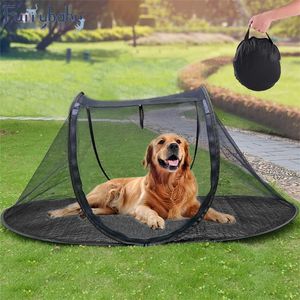 kennels pens Portable pliant tente pour animaux de compagnie chien maison chats lapin Cage pour chat tente parc chiot chenil clôture extérieure grands chiens maison enclos 220912