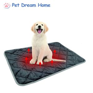 Chenils stylos auto-chauffant thermique hiver chaud tapis chat Pet Pad fournitures isolation chauffante 230928