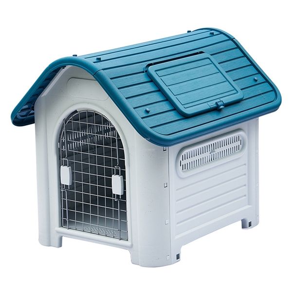 chenils stylos Simple Cour Patio Grandes Maisons De Chien En Plein Air Universel Chiens Chenils Étanche Villa Chat Cage Anti-Pluie Jardin Fournitures Pour Animaux De Compagnie T 220912