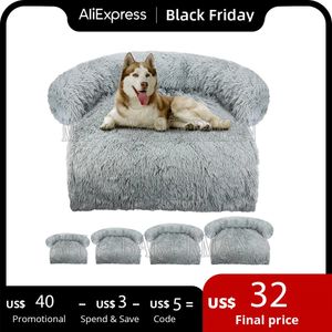 Chenils stylos VIP grands chiens canapé-lit lavable hiver chaud chat lit tapis canapés voiture plancher meubles protecteur 231212