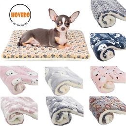 Chenils stylos lavable chien lit épaissi tapis animal chat doux polaire coussin couverture coussin maison tapis garder au chaud fournitures cama perro 231124