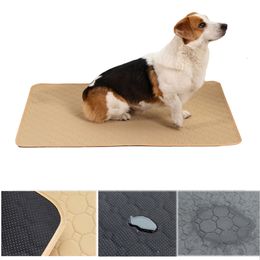 Kennels Pens Lavable Perro Pet Pañal Mat Impermeable Reutilizable Entrenamiento Pad Orina Absorbente Ambiente Proteger Cubierta de asiento de coche 230915