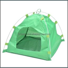 Kennels pennen waterdichte oxford vouwt tent tent huis honden katten speelmat kennel bed kennels pennen 2070 v2 drop levering 2022 home oth6y