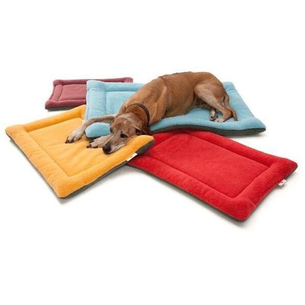 Kennels Pens Winter Dog Bed Mat Soft Pet Cojín Cojín Cálido Manta Cachorro Casas para gatos Slee Cat Camas de lana Pequeño Mediano Grande Dr Dhwlp