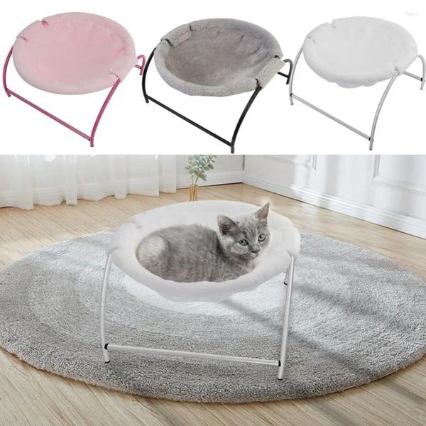 Chenils hamac pour animaux de compagnie, lit amovible pour chat, tapis de maison, chaise longue pour petits chiens, chaton, lits de couchage chauds et mignons pour l'hiver