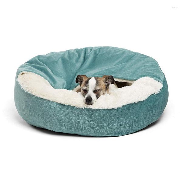 Sofá cama para perreras, nido para mascotas, modelado delicado, suave y transpirable, tienda de campaña para perros y gatos de felpa corta, camas para perros para dormir profundo