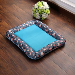 Kennels Summer Cool Dog Bed Mat Crate Pad Colchón antideslizante Lavable para mascotas grandes, medianas y pequeñas para dormir