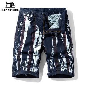 Kenntrice Men Casual Shorts Summer Fashion Elastische taille Gedrukte shorts Outdoor Jogging Tactical Cargo Short Pants Mens Clothing 220622