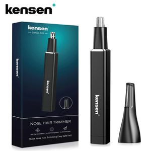 Kensen Electric Nasing Hair Trimmer pour hommes Femmes 2 en 1 Trimeau d'oreille Rasoir Razor Hair Clipper Remover Epilator Kit 240515