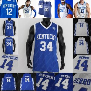 Kentucky Wildcats basketbalshirt Kareem Watkins Justin Edwards Antonio Reeves Tre Mitchell Rob Dillingham Adou Thiero Oscar Tshiebwe