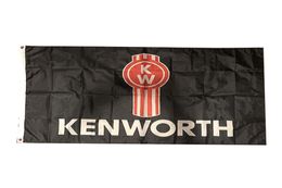 Kenworth Trucks Trucking Vlag 150x90cm 3x5ft Bedrukking Polyester Club Teamsport Indoor Met 2 Messing Grommets7649485