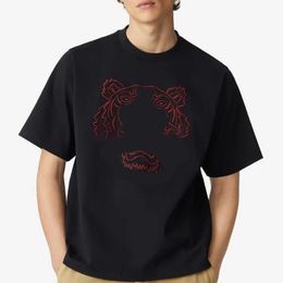 Kenz Men's Plus Tees Camiseta de hombre Kenz Manga corta Trabajo pesado Bordado Cabeza de tigre Camiseta con estampado de letras Camiseta de manga corta casual Camisa de pareja Top