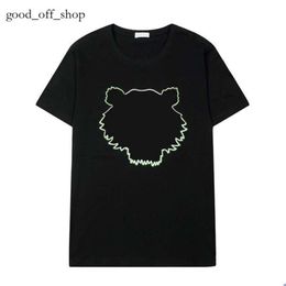 Kenzo T Shirt Camisetas para hombres Camiseta para hombre Diseñador para mujer Camiseta Verano Streetwear Manga corta Tiger Head 23 Wz6o 173