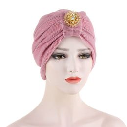 Kepahoo Hijabs Moslim Turbans voor vrouwen Comfortabele Dames Hoofddoek Hoed Legering Diamond Square Cap met voering Mesh Indian Hat