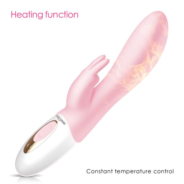 KeRiShair G Spot vibrateur puissant gode lapin pour femmes Clitoris Stimulation Massage adulte sexy jouets USB Rechargeable