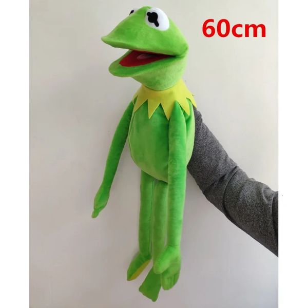 Kermit Grenouille Poupée Sésame Rue Grenouille En Peluche Grande Marionnette Jouet Poupée Cadeau 240105